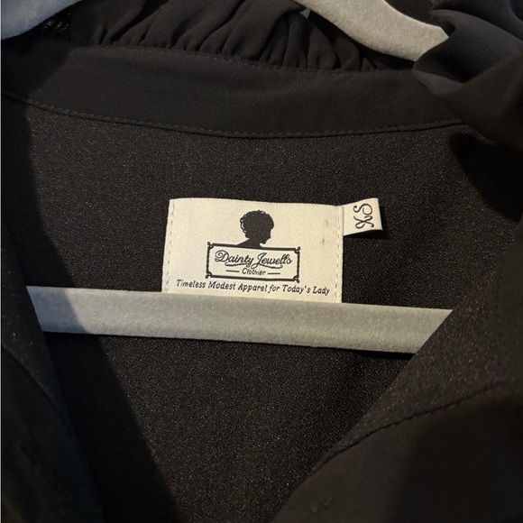 DAINTY JEWELLS Elegant Black Ruffle Dress - Picture 4 of 4